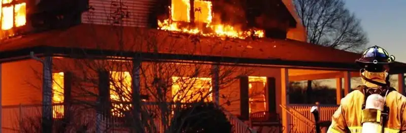 fire damage repair emergency response at a residential property affected by an active house fire in Aurora, CO